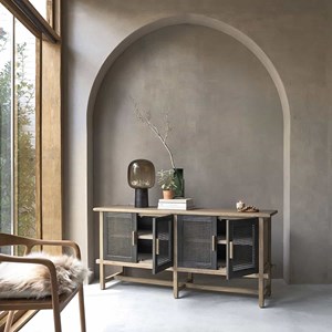 Buffet en pin massif recyclé