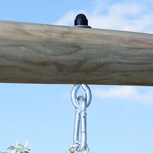 Lot de 2 crochets mousqueton en acier