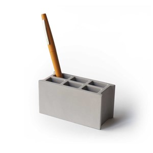 Parpaing - pot à crayons en béton