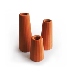 Facette - vase béton (taille s) h9cm