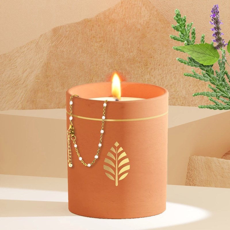 Les Merveilleuses Bougies Bijoux - Bougie bijou cadeau bracelet perles
