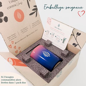 Bougie bijou cadeau bracelet gouttes