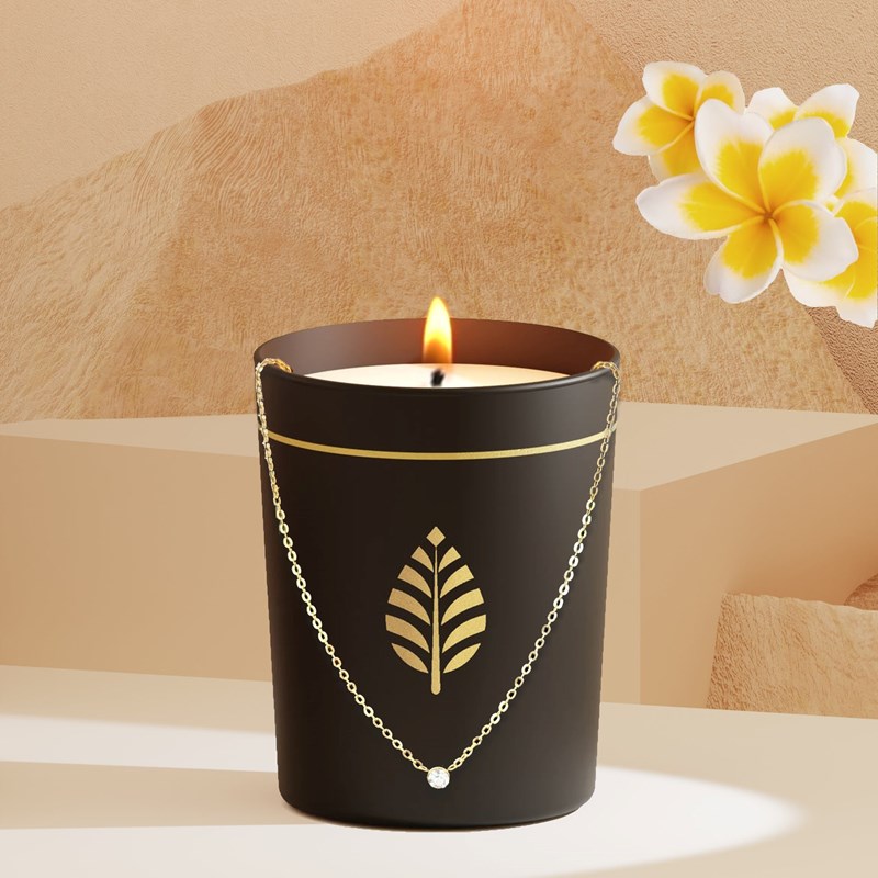 Les Merveilleuses Bougies Bijoux - Bougie bijou cadeau collier swarovski