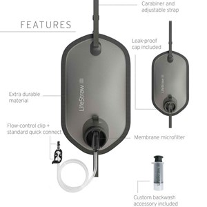 Réservoir et filtre lifestraw flex grav