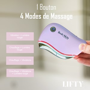 Gua sha électrique lifty rose visage