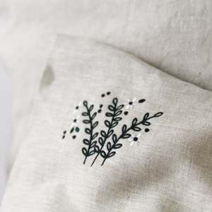 Parure de lit brodée 260x240 cm