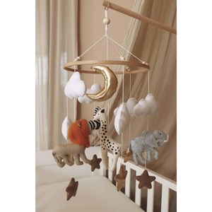 Mobile safari en bois fait main