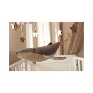 Ballon baleine fait main mobile bébé