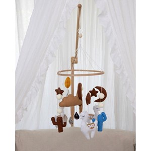 Mobile bébé lama fait main