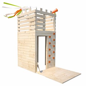 Cabane en bois pour enfants knight