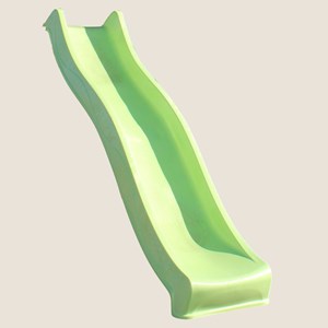 Toboggan glissière en plastique vert