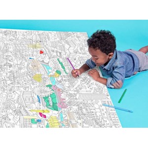 Omy poster à colorier  tour eiffel  - m