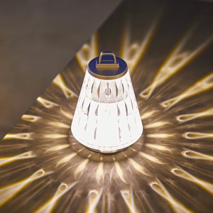 Lampe de table gris glowy
