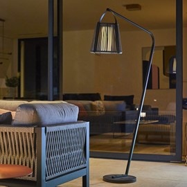 Lampadaire solaire gris rayglow