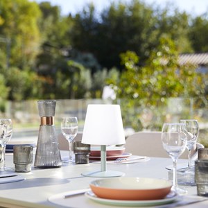 Lampe de table sans fil led vert standy mini