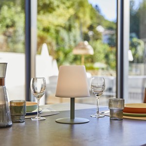 Lampe de table sans fil led vert standy mini