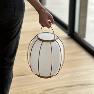 Lampe de table sans fil gris tulum