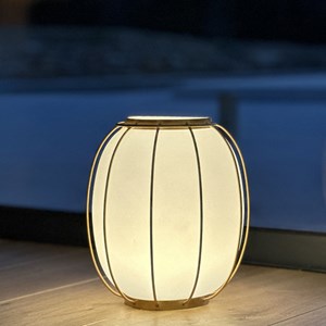 Lampe de table sans fil gris tulum