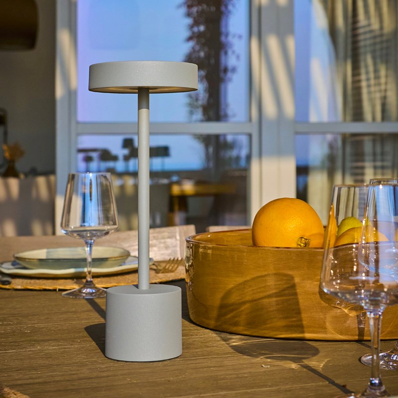 Lumisky - Lampe de table sans fil gris roby