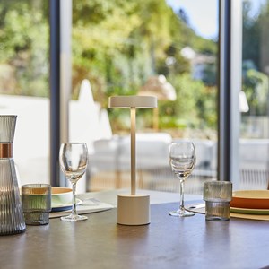 Lampe de table sans fil blanc roby