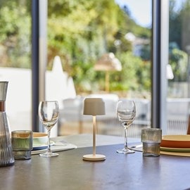 Lampe de table sans fil blanc sophia