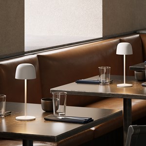 Lampe de table sans fil blanc sophia