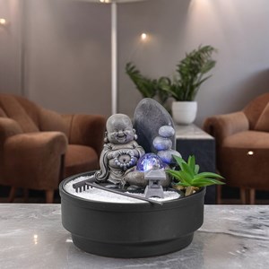 Fontaine d'intérieur jardin zen sikhi