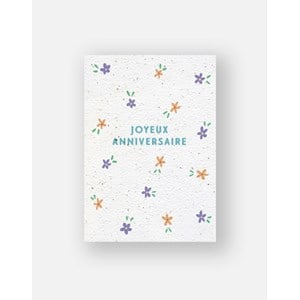 Carte à planter - prairie anniversaire