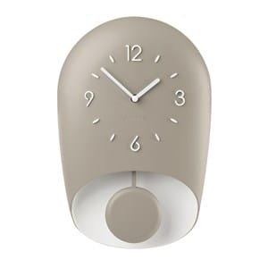 Horloge avec pendule grise guzzini