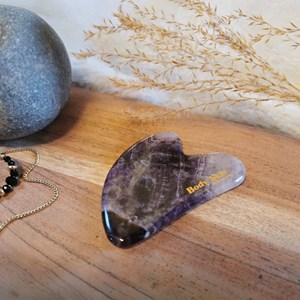 Gua sha en pierre - améthyste