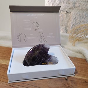 Gua sha en pierre - améthyste