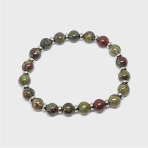 Bracelet homme en jaspe sang de dragon