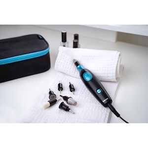 Kit manucure pédicure - édition limitée noir et bleu - mp 42