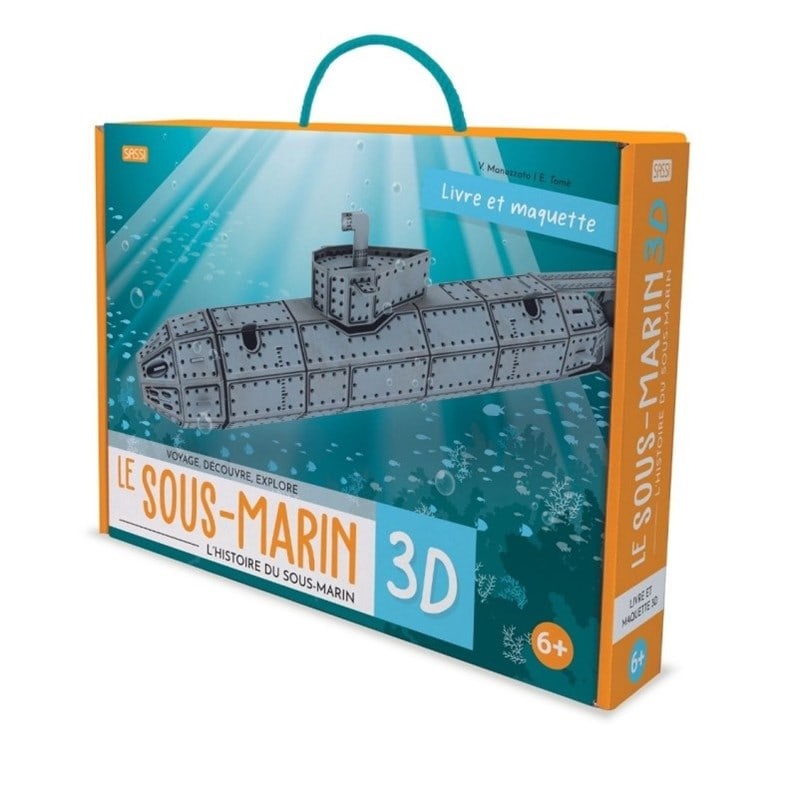 Construis le sous-marin 3d