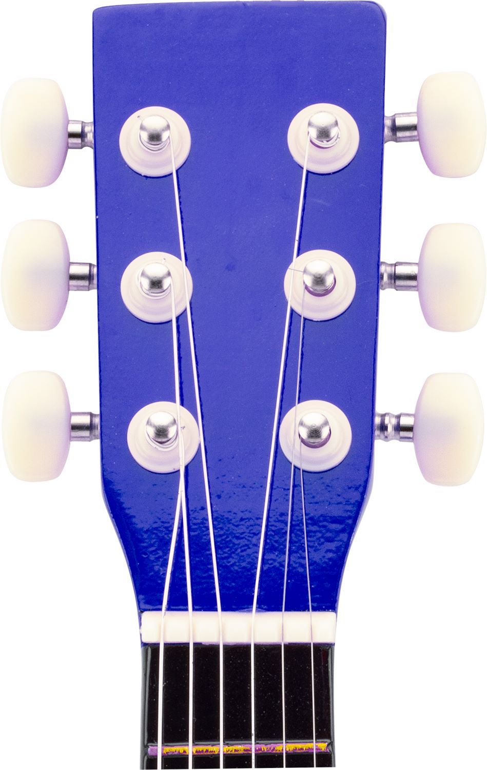 Guitare Garçon Fille Bois Bleue Instrument Musical Portable