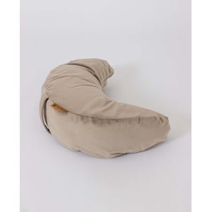 Coussin de méditation demi-lune - brun