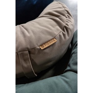 Coussin de méditation demi-lune - brun