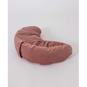 Coussin de méditation demi-lune - rose