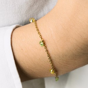Bougie bijou cadeau bracelet gouttes