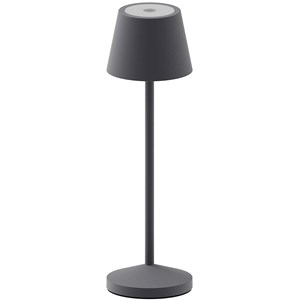 Lampe de table sans fil gris anthracite emily