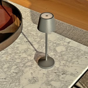 Lampe de table sans fil gris anthracite emily