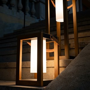 Lanterne solaire bois seraphina