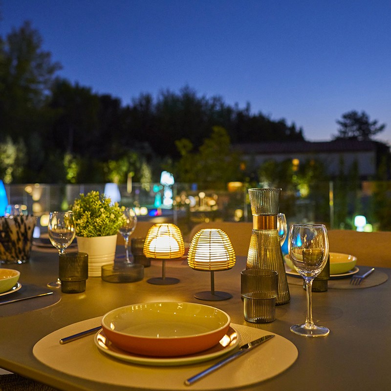 Lumisky - Set de 2 lampes de table twins boheme