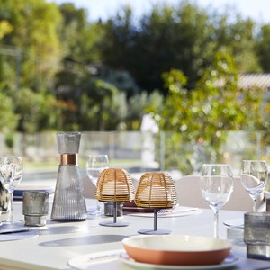 Set de 2 lampes de table twins boheme