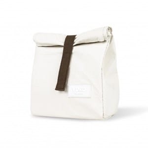 Lunchbag isotherme tyvek blanc cassee