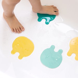 Antidérapants de bain méduses jaune me