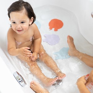 Antidérapants de bain méduses bleu cor