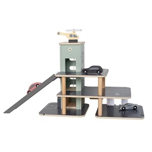 Garage à voitures en bois