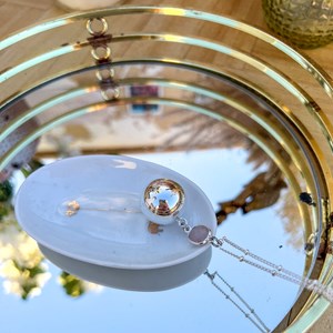 Bola de grossesse lily argent quartz