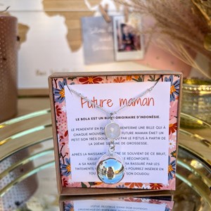 Bola de grossesse lily argent lune